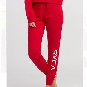 RVCA | Surf Red Sweatpants Joggers • women’s sz S